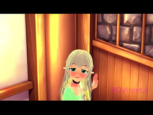 ❤️ (Trap) Bidh maighdeann Elvish gad chuideachadh gus d’ aghaidh a nighe. ❤️❌  Pornagraf càileachd  leinn  ☑